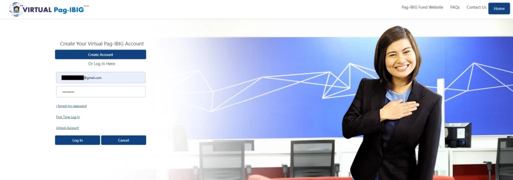 Virtual Pag-IBIG MP2 Website Sign In
